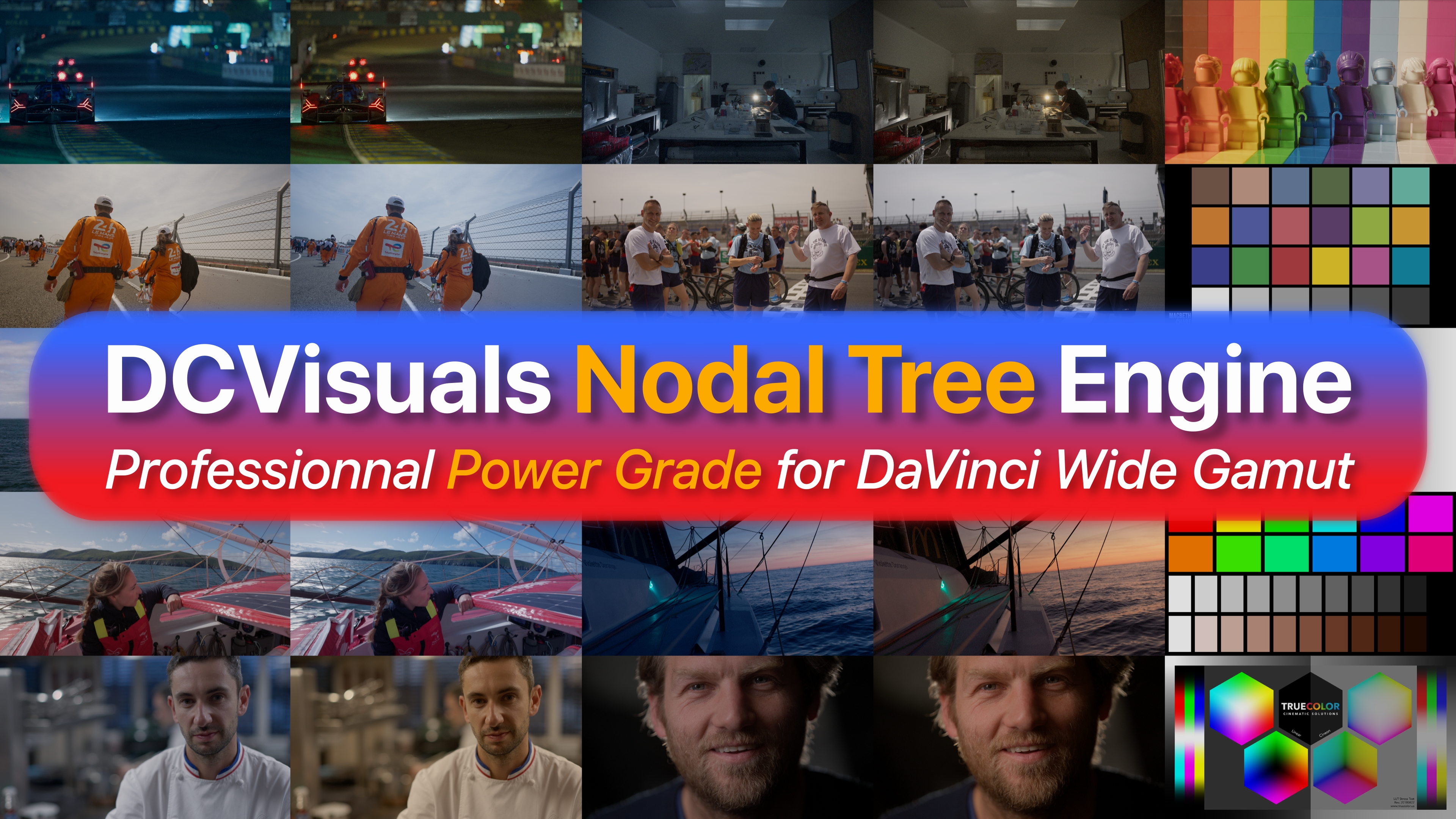 DCVisuals Nodal Tree Engine — DRX PowerGrade architecture for DaVinci Resolve